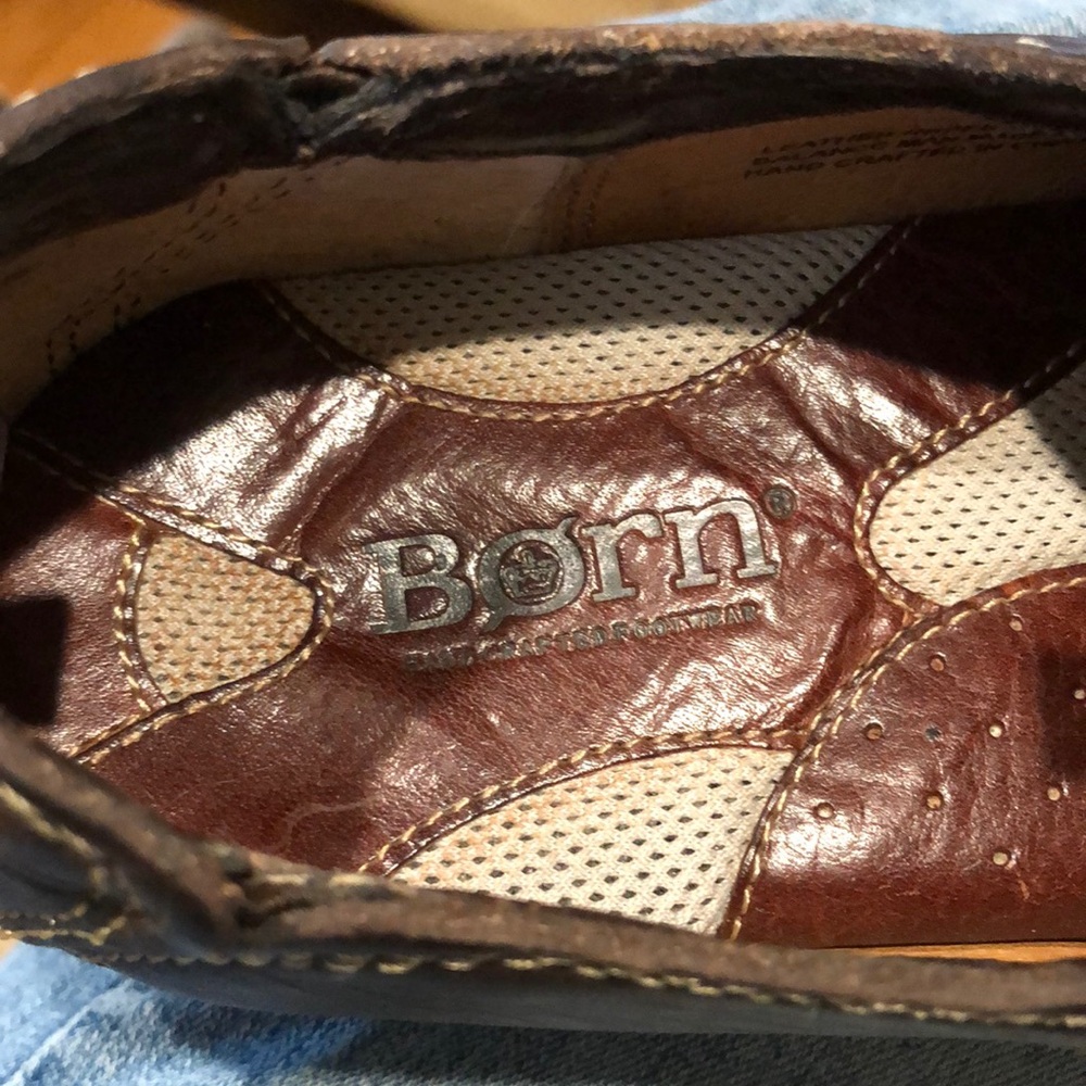 Born shoes 7.5 brown leather